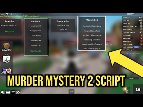 murder mystery 2 infinite money script